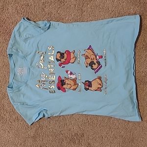 Kids pug pool shirt